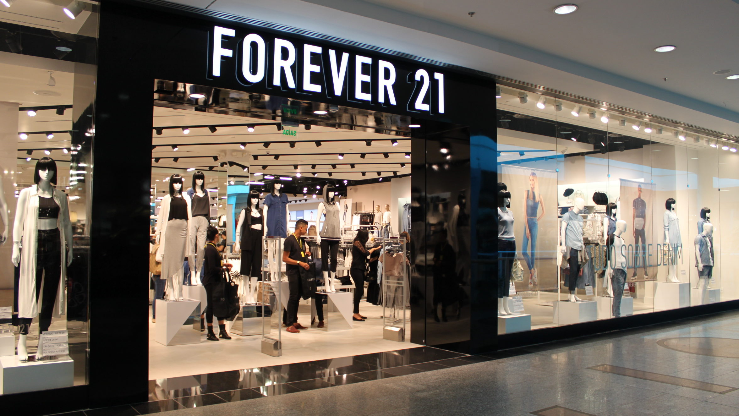 Rede varejista Forever 21 anuncia pedido de recuperação judicial